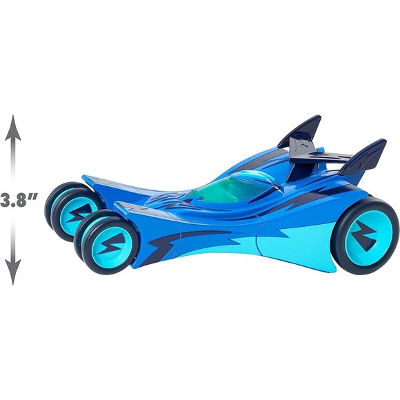 Just Play PJ Masks Pop-A-Wheelie Cat-Car Vehicle with Lights and Sounds - Picture 3 of 3